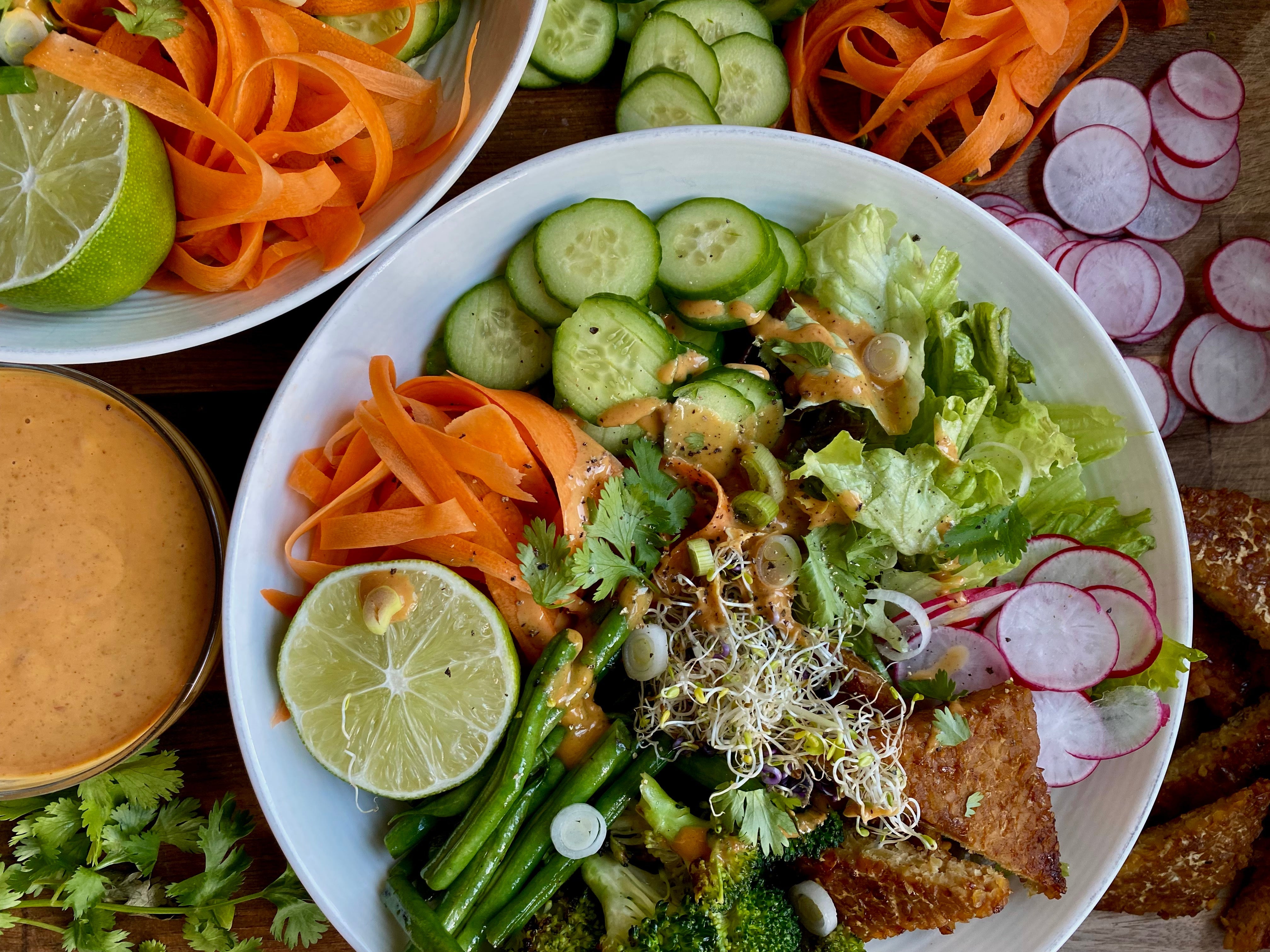 Gado Gado Tempeh Salad Crisper