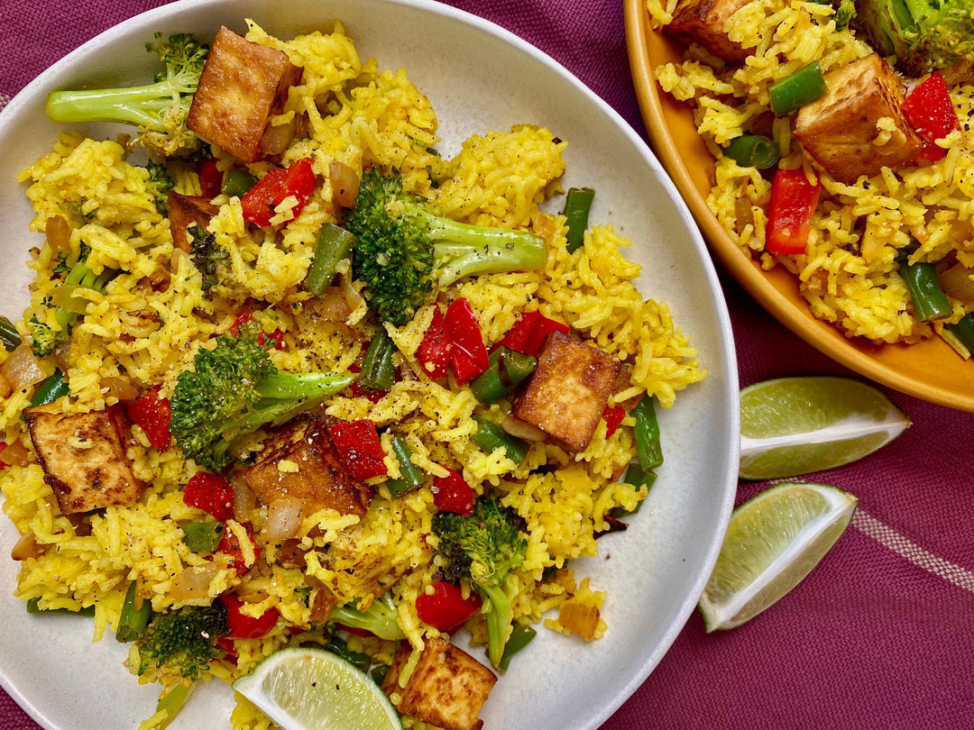 4. Coconut Curried Rice with Tofu – Crisper