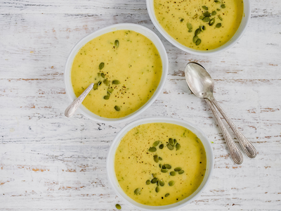 5. Cheesy Broccoli Soup