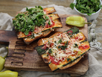 1. Zucchini Parm Sandwich