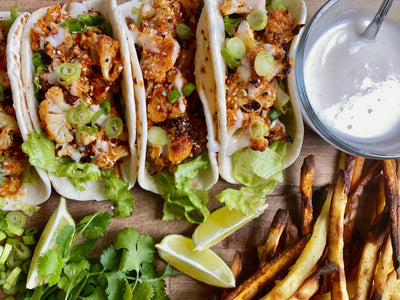 1. Spicy Korean Cauliflower Tacos