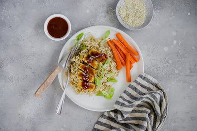 1. Tofu Katsu with Rice