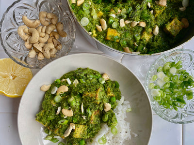 1. Tofu Saag Paneer