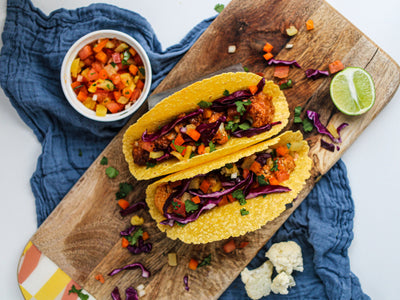 1. Tropical Cauliflower Tacos