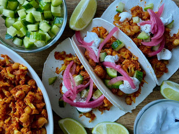 2. Chana Masala Tacos