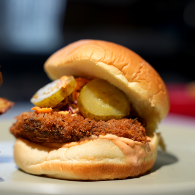 Crispy Lion's Mane Sandwich