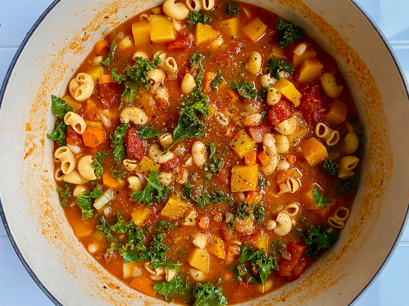Fall Harvest Minestrone Soup