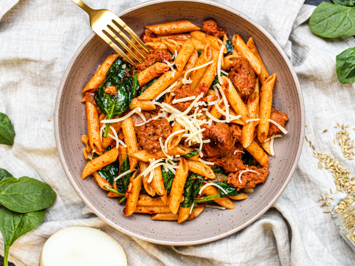 Sausage and Fennel Penne
